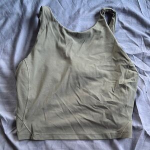 lululemon athletica Olive Green Tank Top
